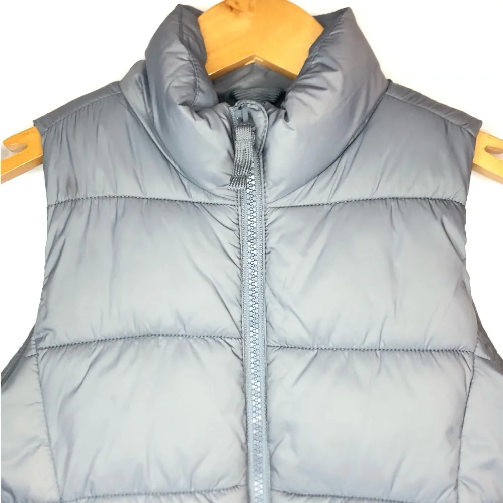 BOGO SALE Old Navy Girls Gray Puffer Vest Size 8
